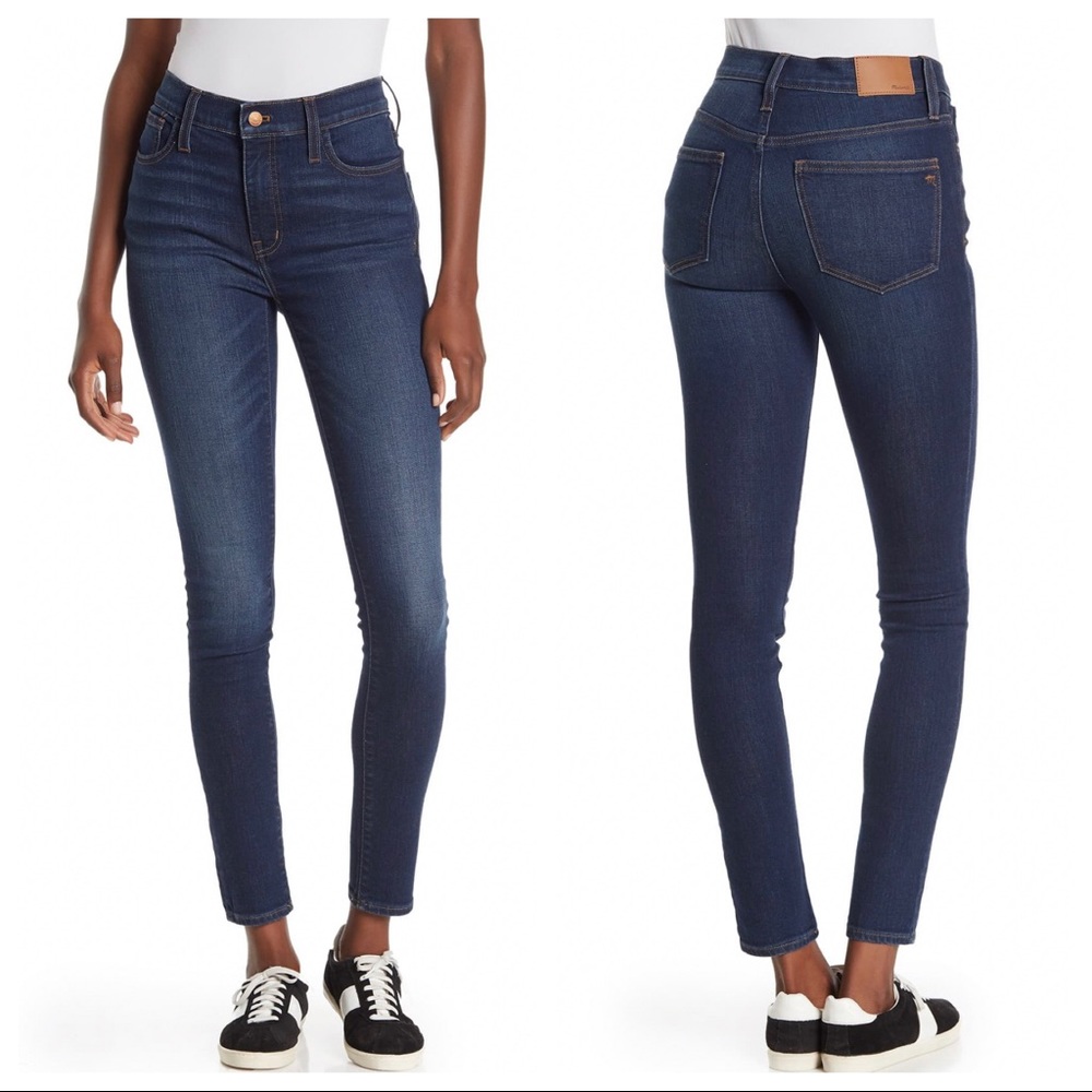 NWT Madewell 9" Mid-Rise Skinny Jeans in Campton - Picture 2 of 6